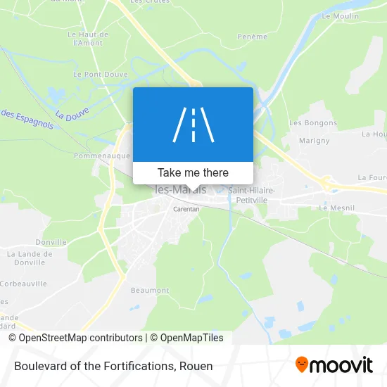 Boulevard Des Fortifications map