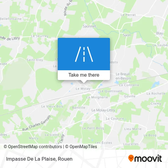 Impasse De La Plaise map