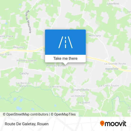 Route De Galetay map