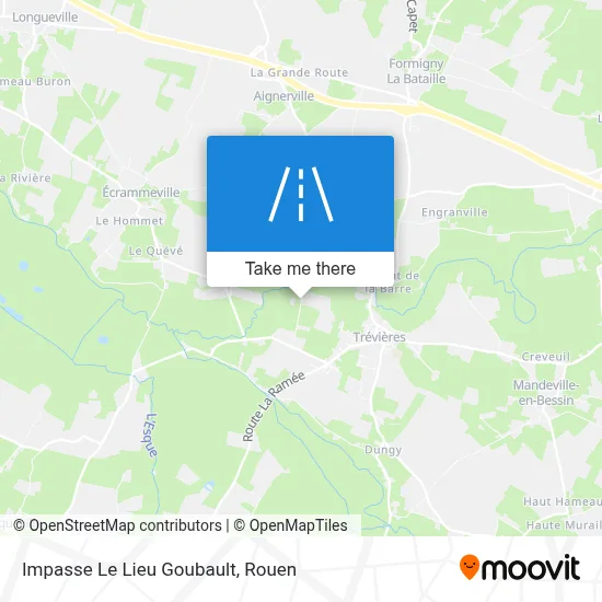 Impasse Le Lieu Goubault map