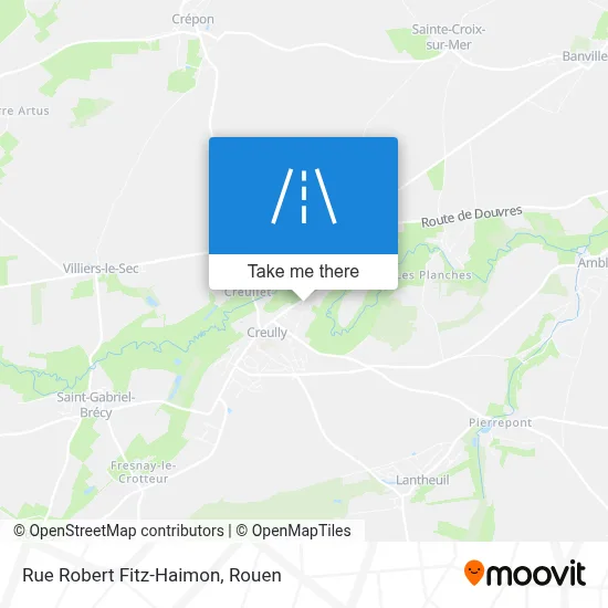 Rue Robert Fitz-Haimon map