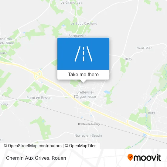 Chemin Aux Grives map