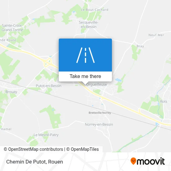 Chemin De Putot map
