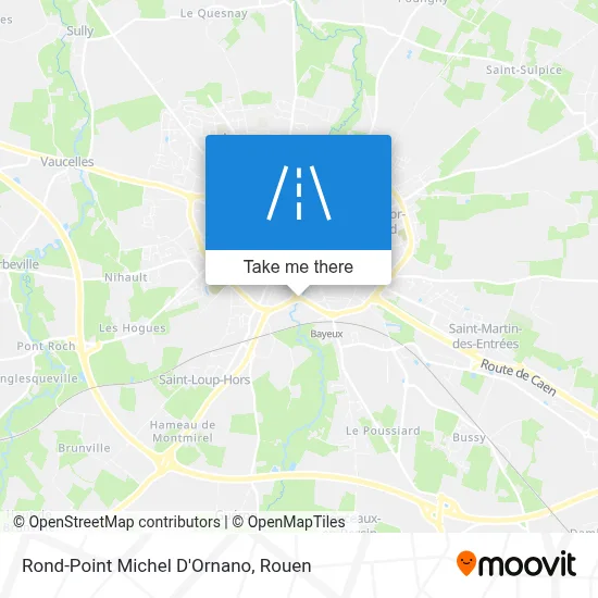Rond-Point Michel D'Ornano map