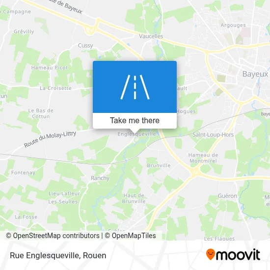 Rue Englesqueville map