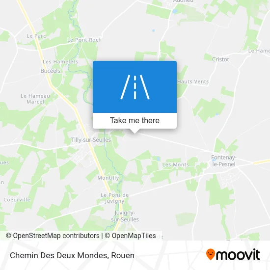 Chemin Des Deux Mondes map