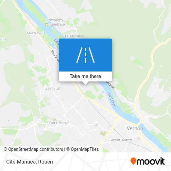 Cité Manuca map