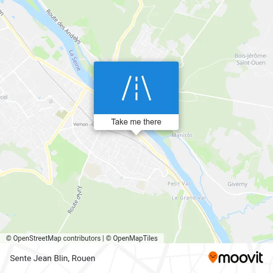 Sente Jean Blin map