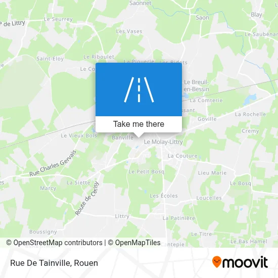 Rue De Tainville map