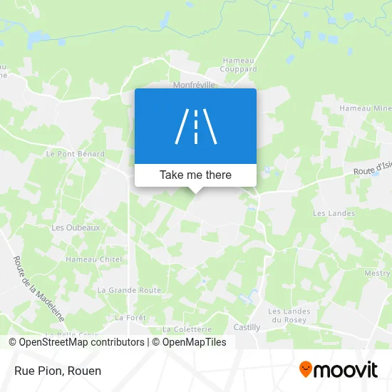 Rue Pion map