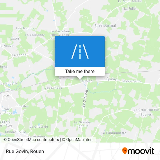Mapa Rue Govin
