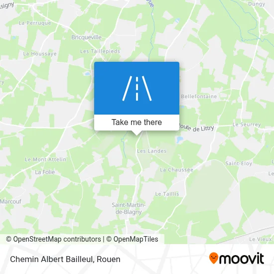 Chemin Albert Bailleul map