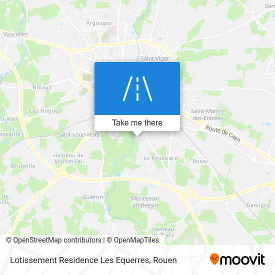 Lotissement Residence Les Equerres map