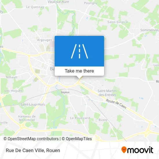 Rue De Caen Ville map