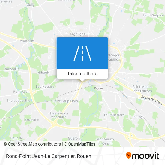 Rond-Point Jean-Le Carpentier map
