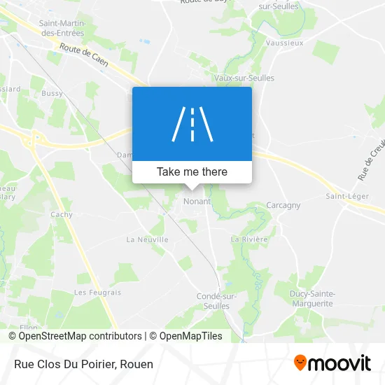 Rue Clos Du Poirier map