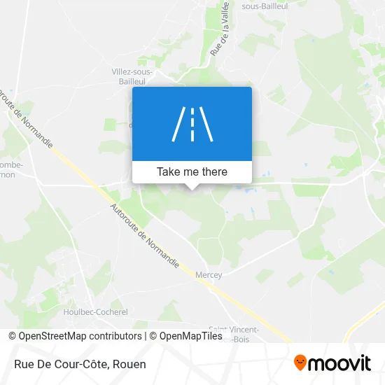 Rue De Cour-Côte map