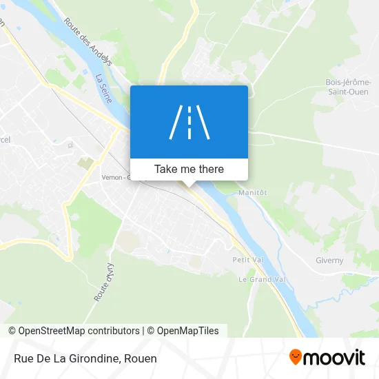 Mapa Rue De La Girondine