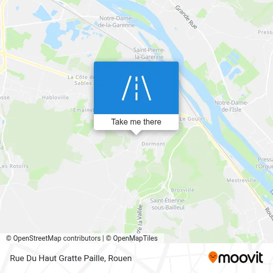 Mapa Rue Du Haut Gratte Paille