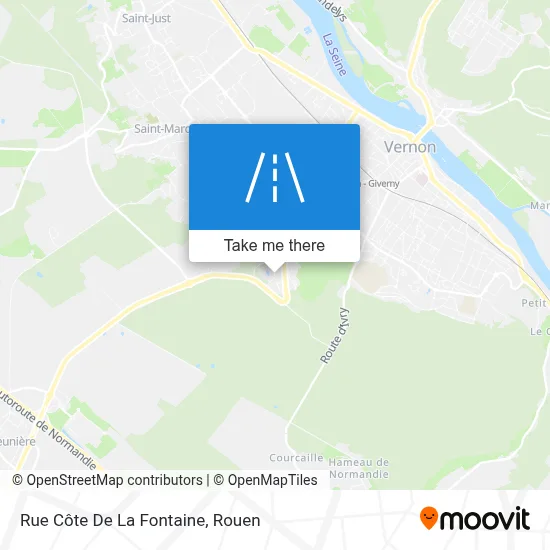 Rue Côte De La Fontaine map