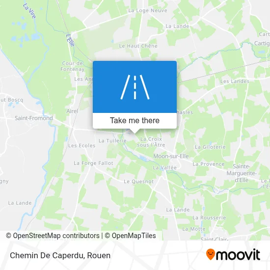 Mapa Chemin De Caperdu