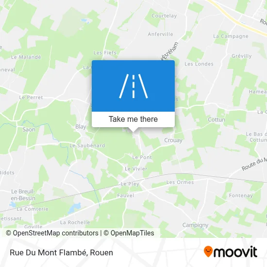 Mapa Rue Du Mont Flambé