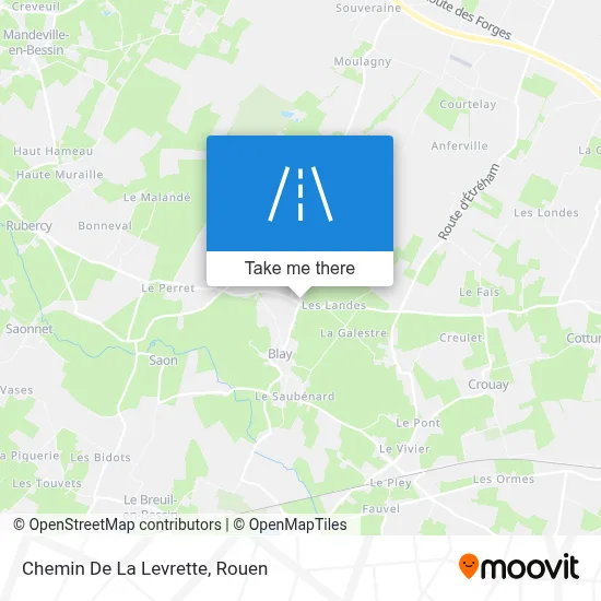 Mapa Chemin De La Levrette