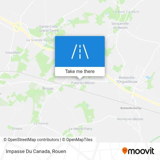 Impasse Du Canada map