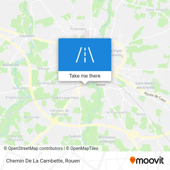 Chemin De La Cambette map