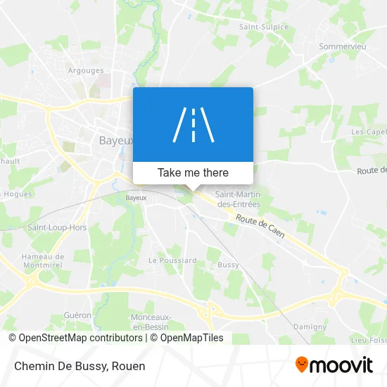 Chemin De Bussy map