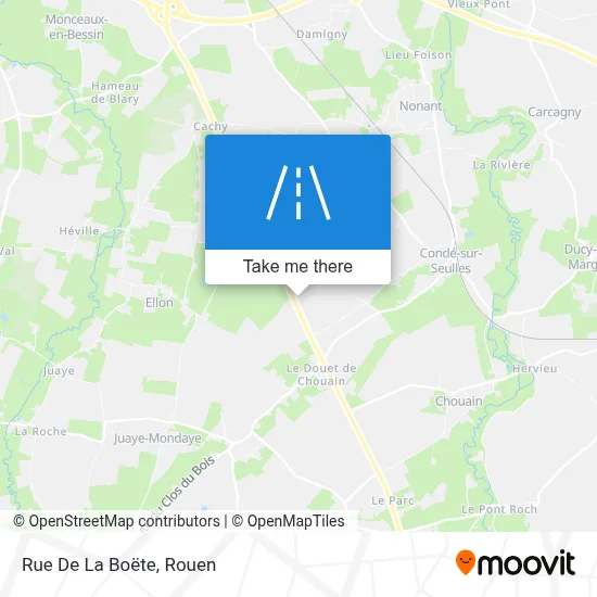 Rue De La Boëte map