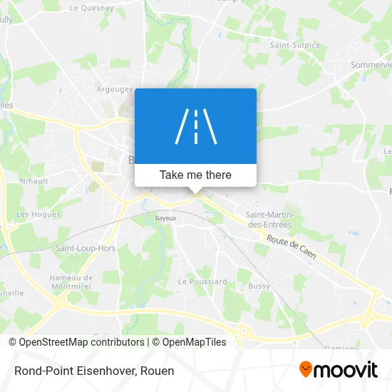 Rond-Point Eisenhover map
