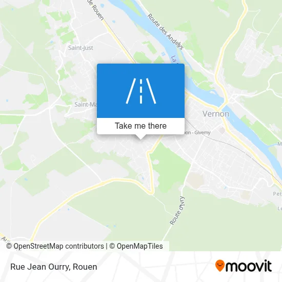 Mapa Rue Jean Ourry