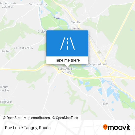 Rue Lucie Tanguy map