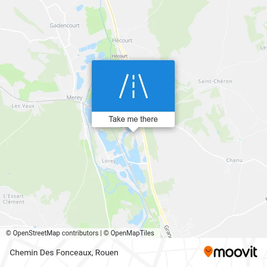 Chemin Des Fonceaux map