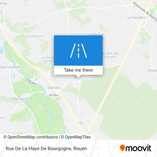 Rue De La Haye De Bourgogne map