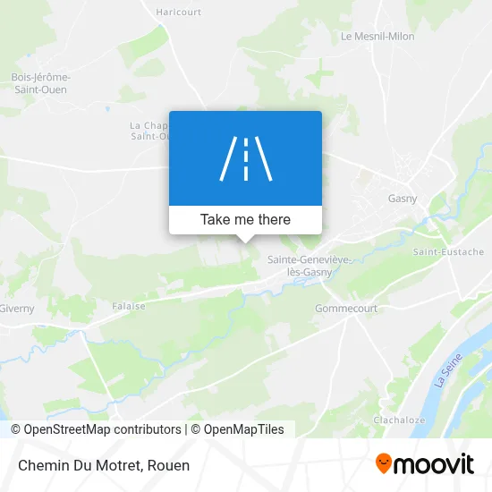 Chemin Du Motret map
