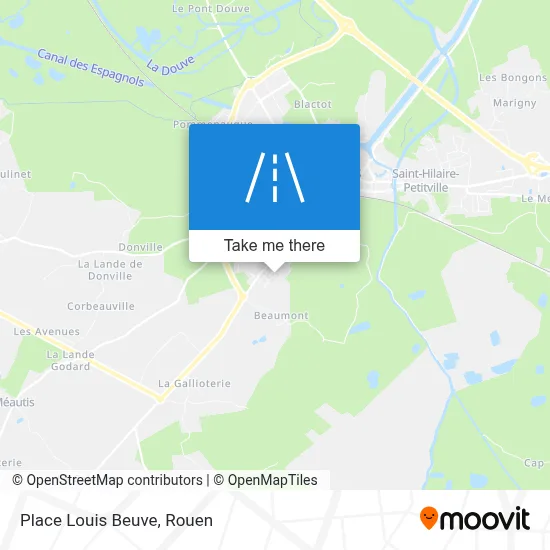 Place Louis Beuve map