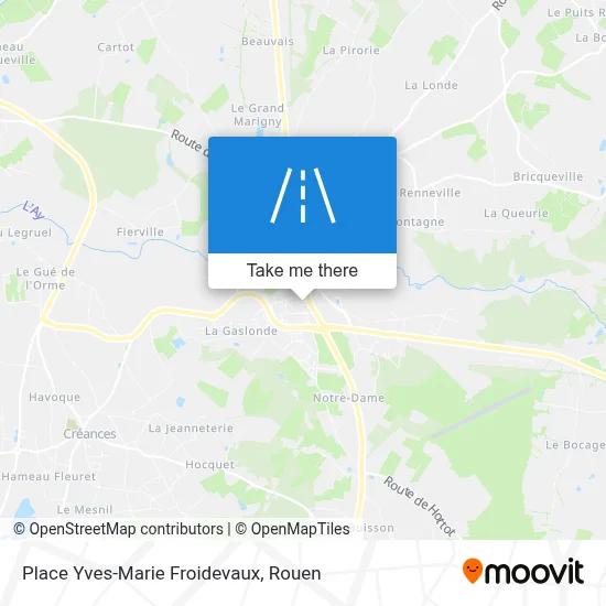 Place Yves-Marie Froidevaux map