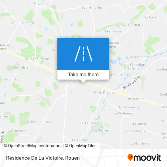 Résidence De La Victoire map