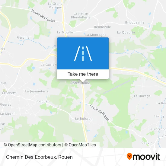 Chemin Des Ecorbeux map