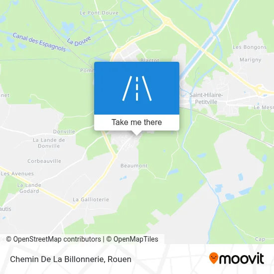Chemin De La Billonnerie map