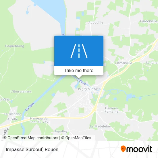 Impasse Surcouf map