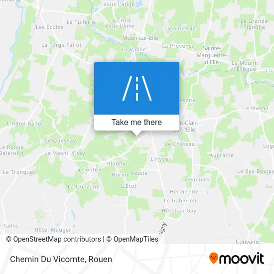 Mapa Chemin Du Vicomte