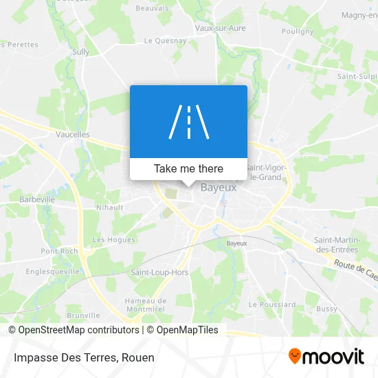 Impasse Des Terres map