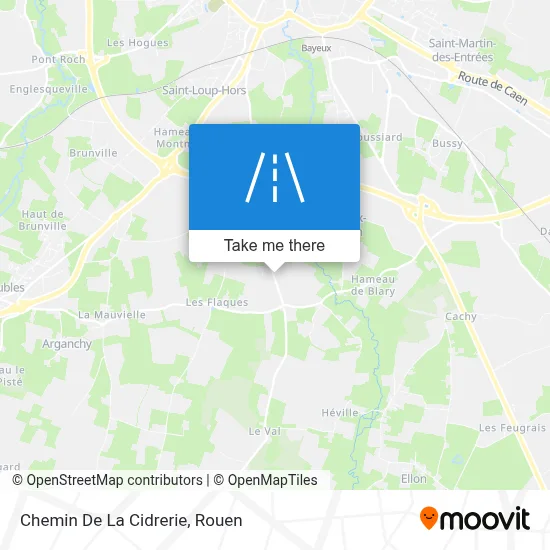 Chemin De La Cidrerie map