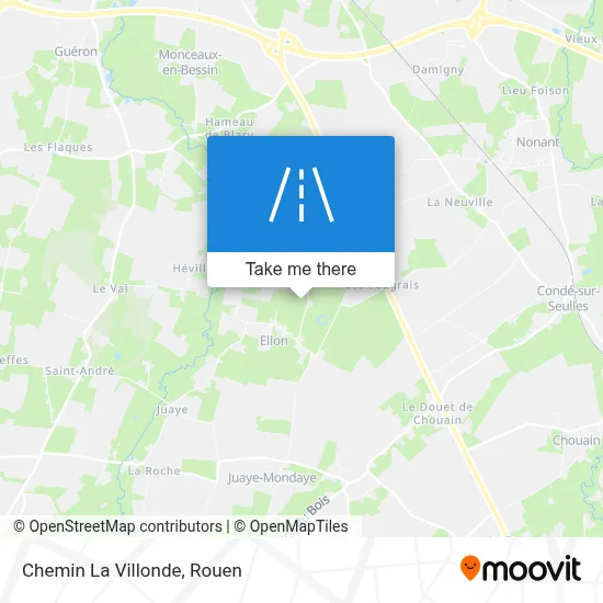 Chemin La Villonde map