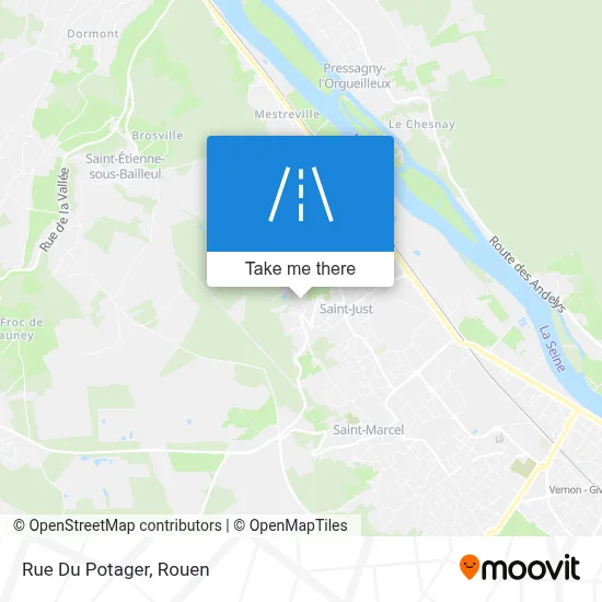 Rue Du Potager map