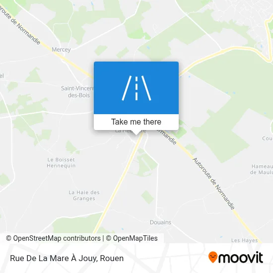 Rue De La Mare À Jouy map