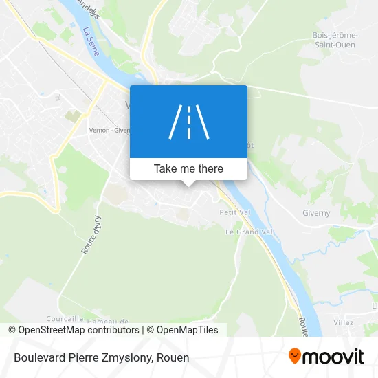 Mapa Boulevard Pierre Zmyslony